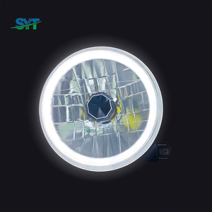 Faro LED Rotondo da 7 Pollici con Barra Luminosa LED DRL H4 per Jeep Wrangler, <span class=keywords><strong>Auto</strong></span> d'Epoca, Pickup - Product Image 5