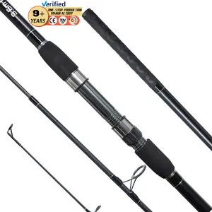 Seabass joran pancing Spinning 3.6m, joran pancing Shore Casting 3 bagian untuk memancing ikan Bas