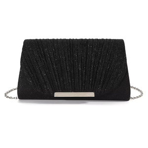 Sac de soirée carré de luxe personnalisé pour femme, à sequins, noir, à bandoulière, pour mariage et banquets – Vente en gros Bell - Product Image 3