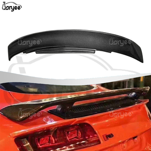 Nouveau aileron de coffre arrière en Fiber de carbone noir lèvre de botte toit aile Kit de carrosserie pièces de voiture pour <span class=keywords><strong>Audi</strong></span> <span class=keywords><strong>R8</strong></span> Tuning accessoire - Product Image 1