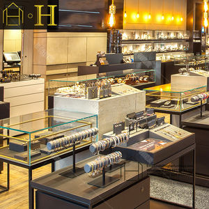 Mostrador de reloj personalizado, escaparate de reloj, escaparate de tienda, Mostrador de exhibición para tienda de relojes - Product Image 1