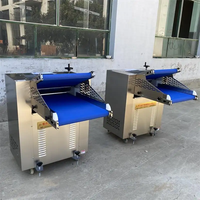 Nouvelle Machine à Pétrir et à Étaler la Pâte Électrique Automatique Pliante en Acier Inoxydable pour Boulangerie Professionnelle