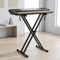 Wholesale Factory Price Detachable Double X Keyboard Stand Heavy Duty Iron Frame for Bulk Order