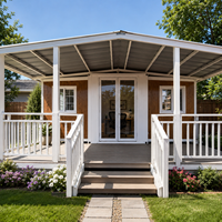 Maison modulaire à installation rapide avec structure en acier antirouille, aménagement intérieur flexible, maison préfabriquée pour projets de bureau en extérieur