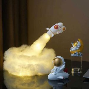 DIY <b>Space</b> Astronaut Rocket <b>Light</b> Creativity Cloud Cluster Sky Desktop Atmosphere Night <b>Light</b> for Creative Crafts Kids Gift - Product Image 3