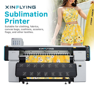 เครื่องพิมพ์ซับลิเมชั่น XinFlying USA Warehouse ขายดี 4 หัวพิมพ์ I3200 ความละเอียดสูง 2400DPI สำหรับผ้าโพลีเอสเตอร์ ขายตรงจากโรงงาน - Product Image 1