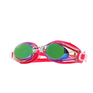 Gafas de natación Wave con lentes con revestimiento de espejo, antivaho, de silicona, ajuste universal - Product Image 4
