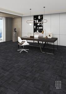 Loseta de Alfombra Encajable <span class=keywords><strong>con</strong></span> Bloques de Color en Degradado, Acolchada, Antibacteriana, Ignífuga y Ecológica para Oficinas y <span class=keywords><strong>Hoteles</strong></span> - Product Image 5