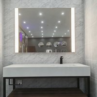 Miroir LED anti-buée de qualité supérieure fabriqué en Chine, avec lumière réglable 3 CCT, miroir de salle de bain intelligent avec éclairage