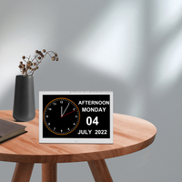 Pros grande démence horloge calendrier alarmes rappels de médicaments numérique analogique jour Date réveil bureau mur télécommande
