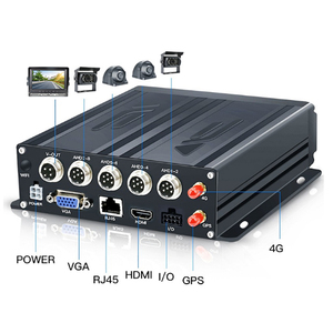 Xe giám sát điều khiển từ xa xe buýt xe tải CCTV <span class=keywords><strong>DVR</strong></span> 4CH 8CH 1t 2t 4G GPS mdvr màn hình tầm nhìn ban đêm máy ảnh di động <span class=keywords><strong>DVR</strong></span> hệ thống - Product Image 2