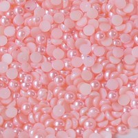 Demi-perles rondes à la mode couleur crème, 2MM, 3MM, 4MM, 5MM, 6MM, 8MM, 10MM, nouvelle collection 2015