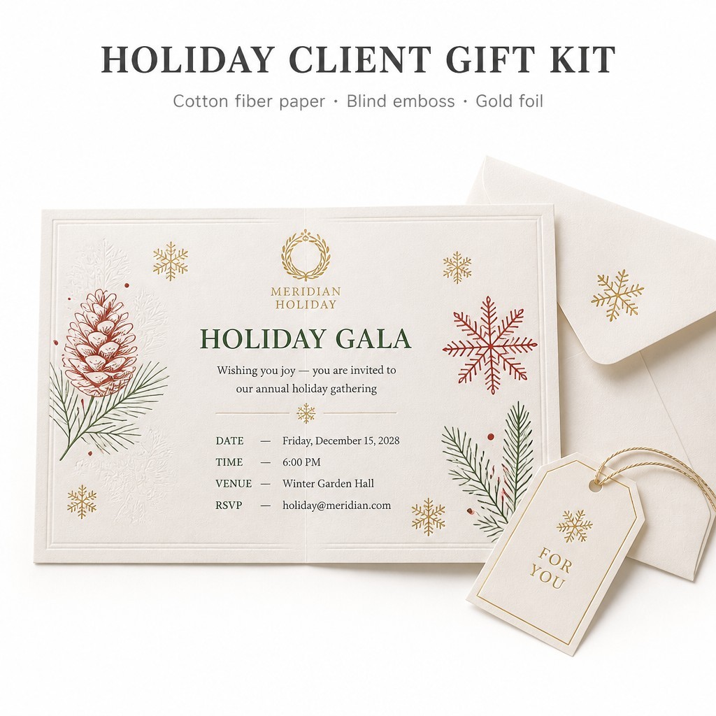 Kit cadeau de Noël pour clients