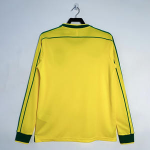 Maillot <span class=keywords><strong>de</strong></span> football rétro jaune 1998 pour homme, séchage rapide, manches longues, pour compétitions <span class=keywords><strong>de</strong></span> club, personnalisable avec nom et taille S-2XL - Product Image 2