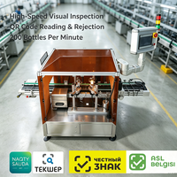 Machine d'inspection visuelle à 360 degrés avec acquisition de codes et corrélation des données pour la traçabilité des pièces cylindriques
