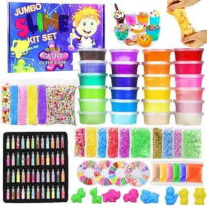 Juego de juguetes de slime populares para niños Chengji, venta al por mayor, diversión creativa, haz tu propio kit de slime para niñas
