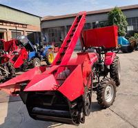 Moissonneuse-batteuse à maïs compacte entièrement automatique avec système de récolte à réglage automatique pour les petites et moyennes plantations de maïs