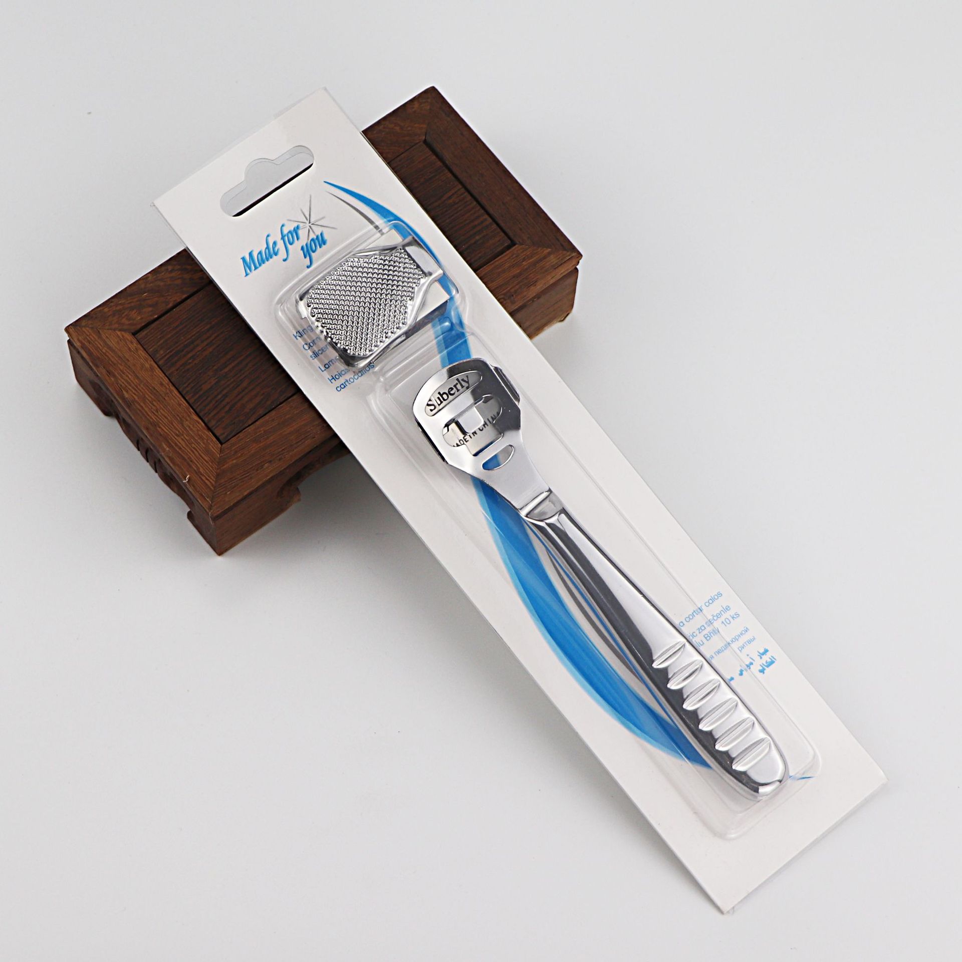 Rimozione del callo del File del piede (Blister + 10 pz lame + 1 testina)