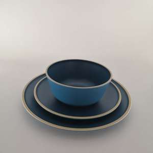 Juego de vajilla de melamina 100%, utensilios de cocina personalizados de lujo, vajilla de melamina, 12 Uds. - Product Image 4