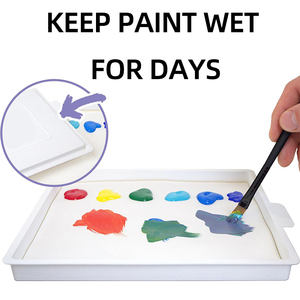 25/50 feuilles de papier pour <span class=keywords><strong>palette</strong></span> Stay Wet pour la peinture acrylique miniature - Product Image 2