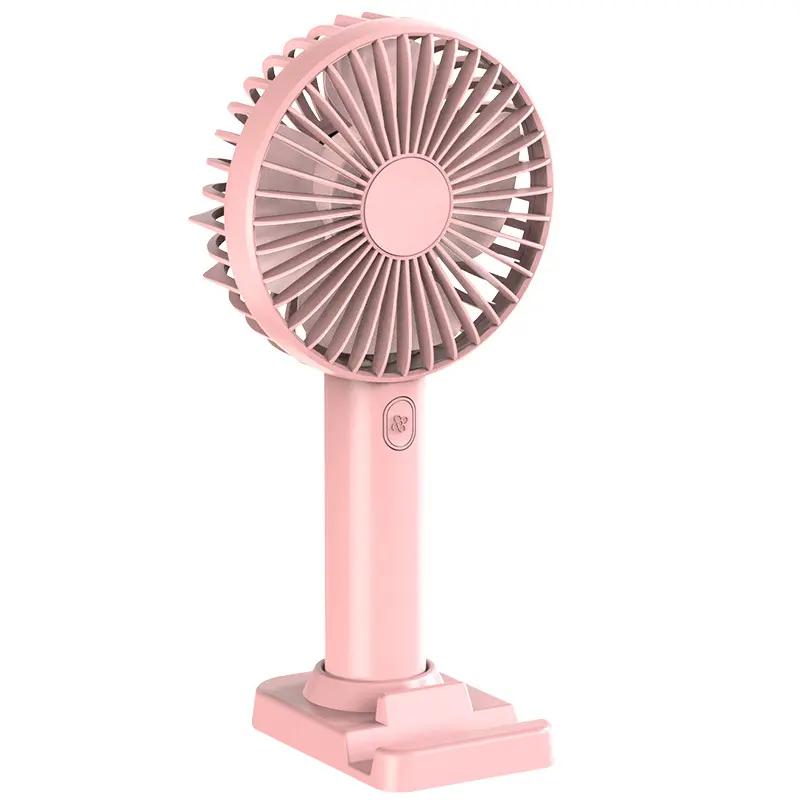 Mini Handheld Rechargeable Fan Portable & wearable fans Mobile Phone Holder Table Fan