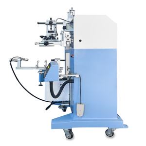 Impresora de Serigrafía Cilíndrica Neumática Semiautomática con Motor PCL y PLC para Botellas, Vasos, Cajas y Contenedores de Plástico, Nueva - Product Image 3