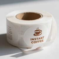 Étiquettes personnalisées sur le thème du café, résistantes à l'eau, pour bouteilles et bocaux, design personnalisé pour les vendeurs de commerce électronique