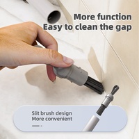 Mini serpillière domestique facile à utiliser avec design suspendu, multifonctionnelle, portable, avec manche en acier, grande capacité, nettoyage à sec facile, panier en plastique