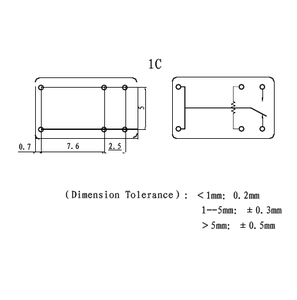 Relais de signal LED JZC <span class=keywords><strong>23F</strong></span> 4123 12V DC 1A PCB - Product Image 6