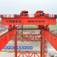 Grue à pont double poutre électrique de 20 tonnes de qualité supérieure, à faible entretien, pour atelier de travail mécanique lourd