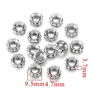 ลูกปัดคริสตัลทรงกลมขนาด 9.5 มม. 11 มม. สีเงิน สีทอง สำหรับงาน DIY อุปกรณ์ทำเครื่องประดับ CN HEB - Product Image 4