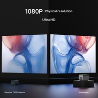 Projecteur LCD Android Xiaoming.A5 1080P Home Cinéma & Utilisation en dortoir Portable Intelligent Ultra HD avec écran de téléphone portable