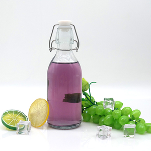 Đu <span class=keywords><strong>Top</strong></span> chai thủy tinh với clip khóa cap 200ml 250ml 500ml <span class=keywords><strong>750ml</strong></span> 1000ml Vòng dễ dàng lật nắp cho uống bia rượu Tequila Brandy - Product Image 3