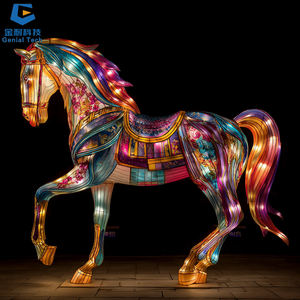 SGFL374 extérieur étanche lanterne décoration centre commercial cheval lanterne Festival Animal lanterne - Product Image 1