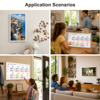Calendario Digital Inteligente con Pantalla Táctil OEM, Pantalla LCD, WiFi, Planificador de Horarios para Oficina