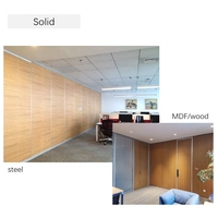 Usine de Guangzhou Mdf insonorisé intérieur cloison de séparation matériau chambre murs diviseur