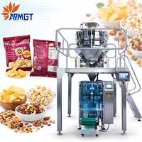 Machine d'emballage automatique haute vitesse pour snacks, peseuse multitête pour sachets de chips et pop-corn 200g 1kg