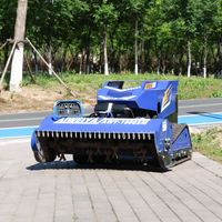 Cortadora de césped RC con motor de baja contaminación, certificada por CE y EPA, máquina para mantenimiento de césped en pendientes para campos de golf