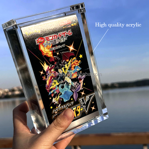 Boîte en acrylique SHP Wholesale 6 mm pour cartes Pokémon TCG : Boîte de présentation pour boosters japonais Ninja Spinner, étui en acrylique pour boosters japonais - Product Image 4