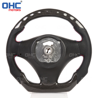 Volant Performance LED personnalisé pour Bmw M3 E90 E91 E92 E93 Volant en fibre de carbone avec trous de palettes 2005-2011 OHC