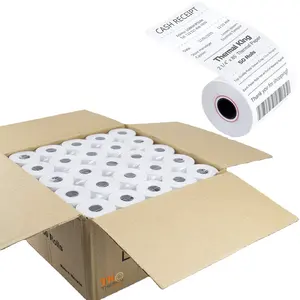 80x80mm 백색 싼 열 종이 Rolls 열에 민감한 종이