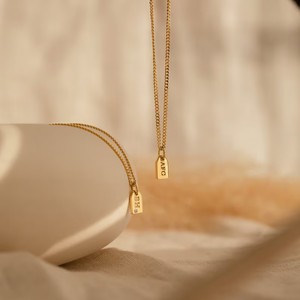 Tendance Charme Collier Minimaliste Personnalisé Initiale Plaqué Or Collier Lettre Collier Meilleur Ami Cadeau - Product Image 2