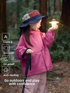 <span class=keywords><strong>Manteau</strong></span> à capuche zippé 3-en-1 imprimé pour filles, collection <span class=keywords><strong>Printemps</strong></span> 2026, nouvelle collection Charge Treasure - Product Image 5