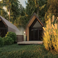 Casa prefabricada de producción en fábrica, casas prefabricadas de acero ligero de nuevo diseño, casa de Villa prefabricada de lujo