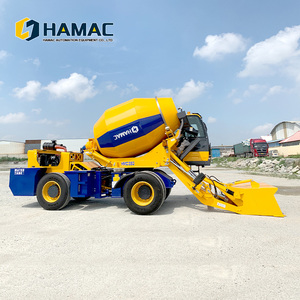 Camion malaxeur à béton autochargeur articulé de type HMC350 de 3,5 mètres cubes - Product Image 1