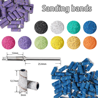 Bandes de ponçage roses professionnelles C/M/F pour manucure et pédicure, limes à polir pour ongles, outils personnalisés pour ongles en acrylique
