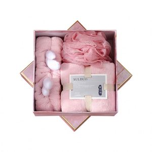 ชุดของขวัญสปาสำหรับผู้หญิง 3 ชิ้น สีชมพู สำหรับลูกค้าวีไอพี - Product Image 2