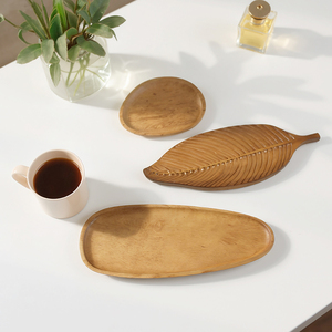 WDF 3 طبقات bindejas De Madera كعكة خشبية مكسرات صينية فطور calet - Product Image 1