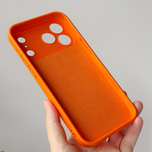 Funda de Silicona Estilo INS Antihuellas, Delgada, de Cobertura Total, Color Caramelo, de Alta Calidad para 17/17E/16/15/14/13/12/11/<span class=keywords><strong>XR</strong></span> - Product Image 1