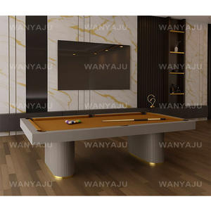 <span class=keywords><strong>Mesa</strong></span> <span class=keywords><strong>de</strong></span> Billar <span class=keywords><strong>de</strong></span> Lujo <span class=keywords><strong>de</strong></span> Diseño Único 2026 con Acabado en Madera <span class=keywords><strong>de</strong></span> Alta Calidad, con Pizarra LED, Mesas <span class=keywords><strong>de</strong></span> Billar Modernas con Superficie para Comedor/<span class=keywords><strong>Ping</strong></span> <span class=keywords><strong>Pong</strong></span> - Product Image 2